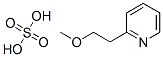 2-(2-methoxyethyl)pyridine sulphate Struktur