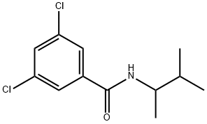 3,5-dichloro-N-(1,2-dimethylpropyl)benzamide  Struktur