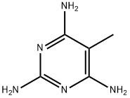 5-methylpyrimidine-2,4,6-triamine Struktur