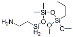 Siloxanes and Silicones, di-Me, mono3-(2-aminoethyl)aminopropyldimethoxysilyloxy-terminated Struktur