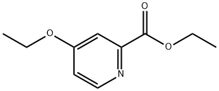 4-Ethoxy-2-pyridinecarboxylic acid ethyl ester Struktur