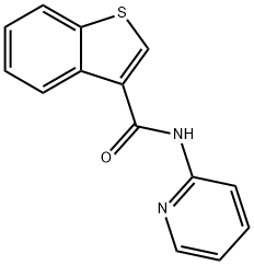 Benzo[b]thiophene-3-carboxamide, N-2-pyridinyl- (9CI) Struktur