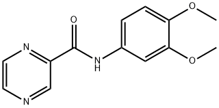 Pyrazinecarboxamide, N-(3,4-dimethoxyphenyl)- (9CI) Struktur