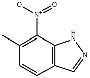 6-METHYL-7-NITRO (1H)INDAZOLE Struktur