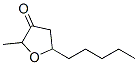 Dihydro-2-methyl-5-pentyl-3(2H)-furanone Struktur