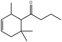 1-(2,6,6-Trimethyl-3-cyclohexen-1-yl)-1-butanone Struktur