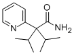 2-Pyridineacetamide, alpha,alpha-diisopropyl- Struktur