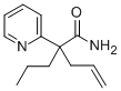 alpha-Allyl-alpha-propyl-2-pyridineacetamide Struktur