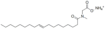 ammonium N-methyl-N-(1-oxo-9-octadecenyl)aminoacetate Structure