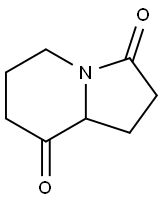 3,8(2H,5H)-Indolizinedione,tetrahydro-(9CI) Struktur