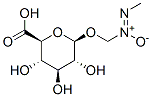 methylazoxymethyl-beta-D-glucosiduronic acid Struktur