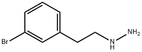 1-(3-bromophenethyl)hydrazine Struktur