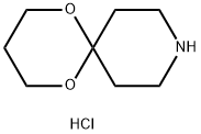 1,5-Dioxa-9-aza-spiro[5.5]undecane, hydrochloride Struktur