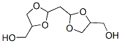 2,2'-methylenebis-(1,3-dioxolane-4-methanol) Struktur