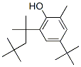 4-(1,1-Dimethylethyl)-2-methyl-6-(1,1,3,3-tetramethylbutyl)phenol Struktur