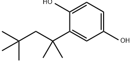 2-(1,1,3,3-TETRAMETHYLBUTYL)HYDROQUINONE Struktur