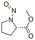 Proline, 1-nitroso-, methyl ester (9CI) Struktur