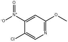 5-Chloro-2-Methoxy-4-nitropyridine Struktur