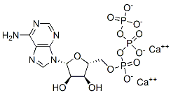 adenosine 5'-triphosphate calcium salt Struktur