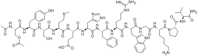 (DIACETYL)-ALPHA-MSH Struktur