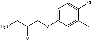 1-AMINO-3-(4-CHLORO-3-METHYL-PHENOXY)-PROPAN-2-OL Struktur