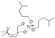 titanium tetrakis(4-methylpentanolate)  Struktur