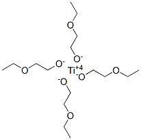 titanium(4+) 2-ethoxyethanolate Struktur