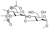 Methyl 3-O-(2’,3’,4’,6’-O-Tetraacetyl-α-D-mannopyranosyl)-α-D-mannopyranoside Struktur