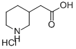 3-PIPERIDINE ACETIC ACID HCL Struktur