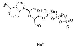 ADENOSINE 5'-TRIPHOSPHATE, PERIODATE OXIDIZED SODIUM SALT Struktur