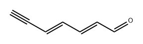 (2E,4E)-2,4-Heptadiene-6-ynal Struktur