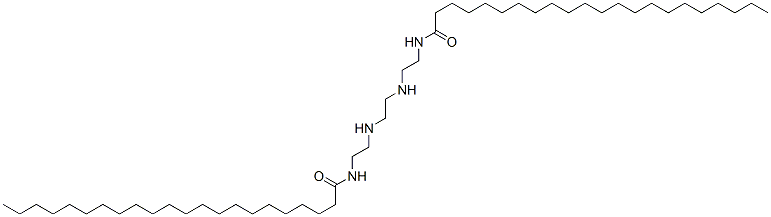 N,N'-[ethylenebis(iminoethylene)]bisdocosanamide Struktur