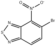 2,1,3-Benzothiadiazole, 5-broMo-4-nitro- Struktur