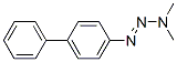 3,3-Dimethyl-1-(biphenyl-4-yl)triazene Struktur