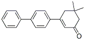 5,5-Dimethyl-3-(p-phenylphenyl)cyclohex-2-enone Struktur