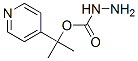 Hydrazinecarboxylic acid, 1-methyl-1-(4-pyridinyl)ethyl ester (9CI) Struktur