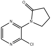 1-(3-CHLOROPYRAZIN-2-YL)PYRROLIDIN-2-ONE Struktur