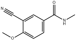 Benzamide, 3-cyano-4-methoxy-N-methyl- (9CI) Struktur