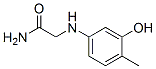 2-[(3-hydroxy-4-methylphenyl)amino]acetamide  Struktur