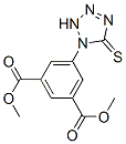 5-[(2,5-Dihydro-5-thioxo-1H-tetrazol)-1-yl]-1,3-benzenedicarboxylic acid dimethyl ester Struktur