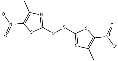 2,2'-Dithiobis(4-methyl-5-nitrothiazole) Struktur