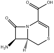 4-Thia-1-azabicyclo[4.2.0]oct-2-ene-2-carboxylicacid,7-amino-8-oxo-,trans-(9CI) Struktur