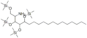 1,3,4,5-Tetrakis(trimethylsilyloxy)octadecan-2-amine Struktur