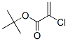 2-Chloropropenoic acid 1,1-dimethylethyl ester Struktur