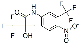 N-[3-(Trifluoromethyl)-4-nitrophenyl]-2-hydroxy-2-methyl-3,3,3-trifluoropropanamide Struktur