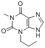 1-methyl-3-propylxanthine Struktur