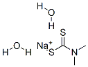 DIMETHYLDITHIOCARBAMIC ACID SODIUM SALT DIHYDRATE Struktur