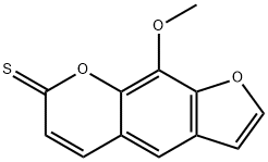 8-methoxythionepsoralen Struktur