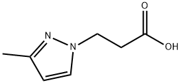 3-(3-METHYL-1H-PYRAZOL-1-YL)PROPANOIC ACID Struktur