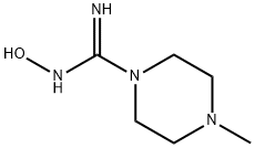 1-Piperazinecarboximidamide,N-hydroxy-4-methyl- Struktur